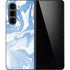Blue Marbling Galaxy Z Fold5 5G Skin