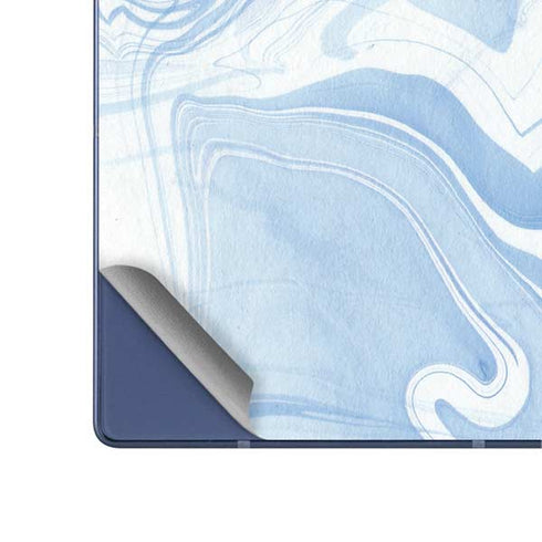 Blue Marbling Galaxy Z Fold6 Skin