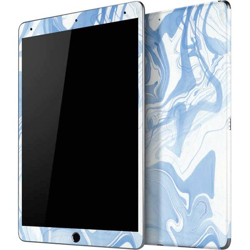 Blue Marbling iPad Skins