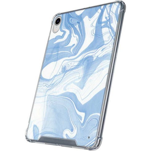 Blue Marbling iPad 11th Gen (2025) Clear Case