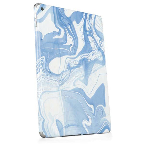 Blue Marbling Apple iPad Skin