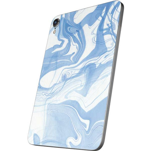 Blue Marbling Apple iPad Mini Skin