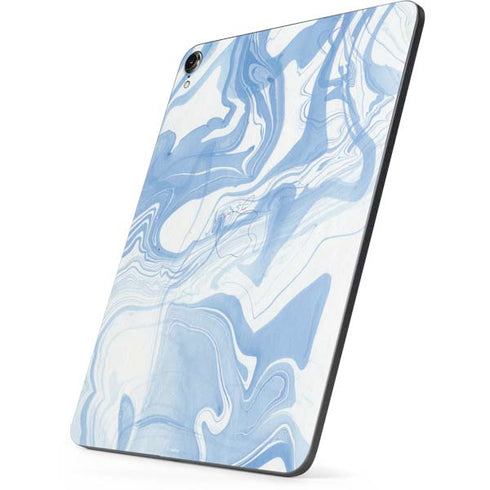Blue Marbling Apple iPad Pro Skin
