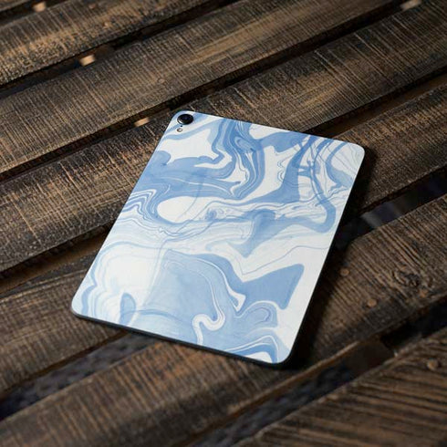 Blue Marbling Apple iPad Pro Skin
