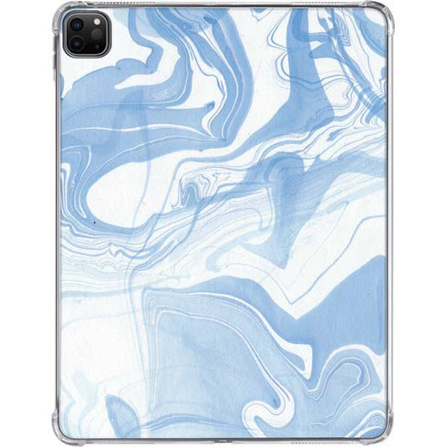 Blue Marbling iPad Pro 11in (2024) Clear Case