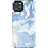 Blue Marbling iPhone Cases