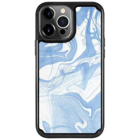 Blue Marbling iPhone Cases
