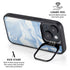 Blue Marbling iPhone 14 Plus Kickstand Case