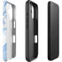 Blue Marbling iPhone 16 Impact Case