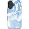 Blue Marbling iPhone 16 Plus Magsafe Impact Case