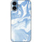 Blue Marbling iPhone 16 Plus Skin