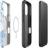 Blue Marbling iPhone 16 Pro Magsafe Impact Case