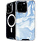 Blue Marbling iPhone 16 Pro Max MagSafe Case