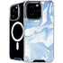 Blue Marbling iPhone 16 Pro Max MagSafe Case