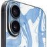 Blue Marbling iPhone 16 Skin