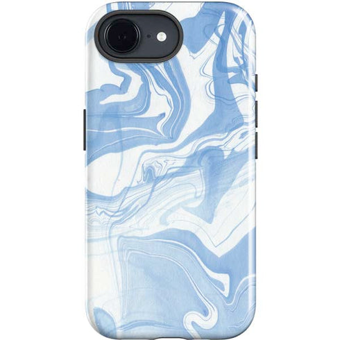 Blue Marbling iPhone 16e Impact Case