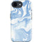 Blue Marbling iPhone 16e Impact Case