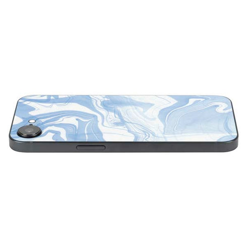 Blue Marbling iPhone 16e Skin