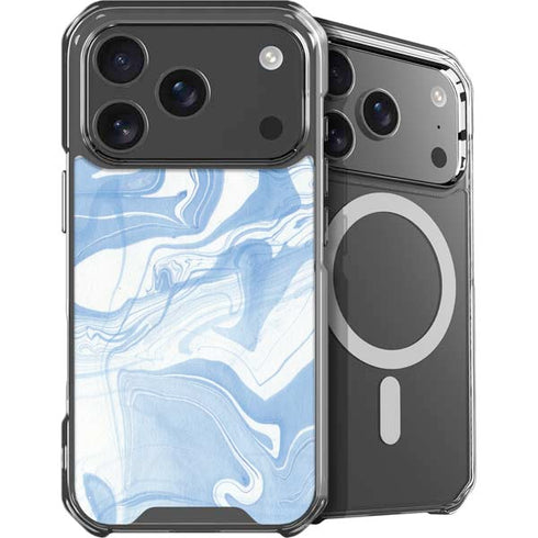 Blue Marbling iPhone 18 Pro Max MagSafe Case