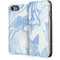 Blue Marbling iPhone 7 Folio Case