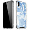 Blue Marbling iPhone X/XS Clear Case