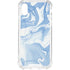 Blue Marbling iPhone XS Clear Case