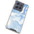 Blue Marbling Moto G Stylus 5G (2025) Clear Case