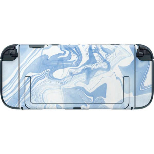 Blue Marbling Nintendo Switch 2 (2025) with Joy-Con Skin