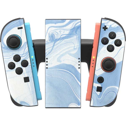 Blue Marbling Nintendo Switch 2 (2025) Joy-Con Controller Skin