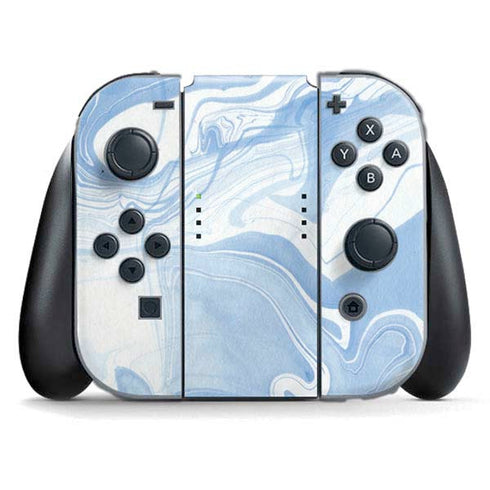 Blue Marbling Nintendo Skins