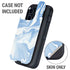 Blue Marbling Otterbox Defender iPhone Skin