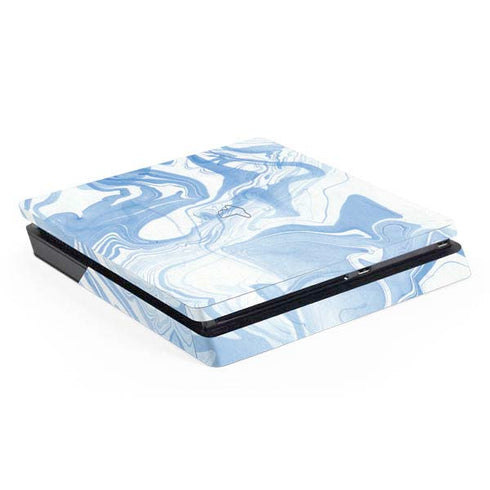 Blue Marbling PlayStation PS4 Skins