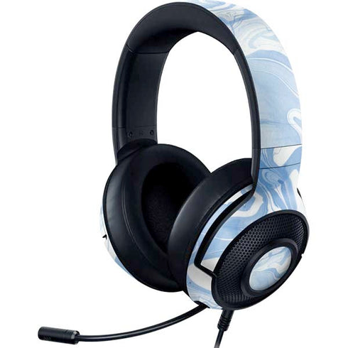 Blue Marbling Razer Kraken X Skin