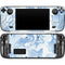 Blue Marbling Steam Deck Handheld Gaming Computer OLED Skin