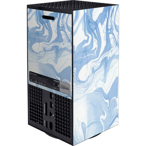 Blue Marbling Xbox Series X Bundle Skin