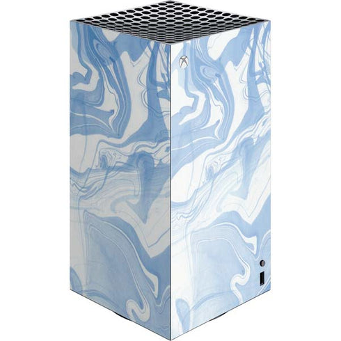 Blue Marbling XBox Series X Digital Edition Console Skin