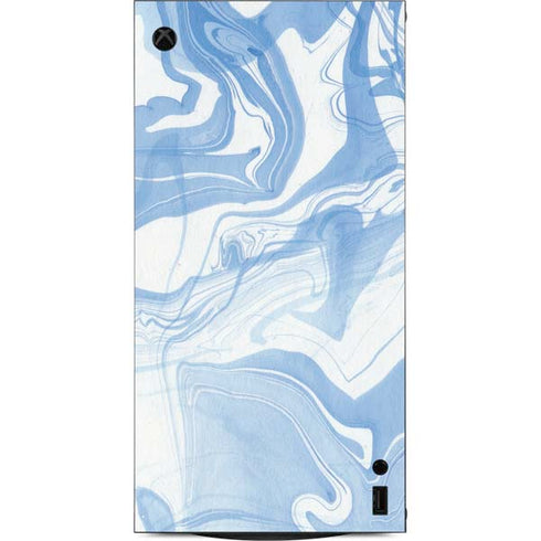 Blue Marbling XBox Series X Digital Edition Console Skin