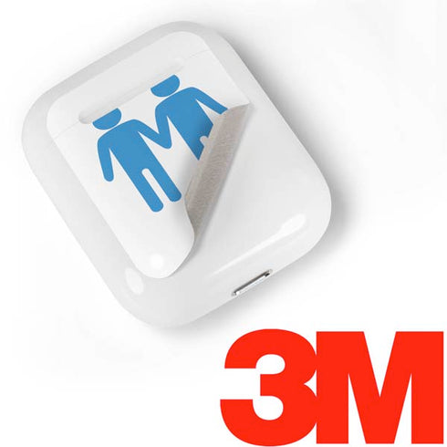 Blue Pride Apple AirPods Skin