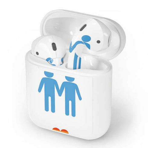 Blue Pride Apple AirPods Skin