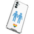 Blue Pride Gabb Phone 4 Clear Case