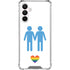 Blue Pride Galaxy A16 5G Clear Case