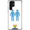 Blue Pride Galaxy S23 Ultra Clear Case