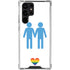 Blue Pride Galaxy S23 Ultra Clear Case