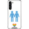 Blue Pride Galaxy S24 FE Clear Case
