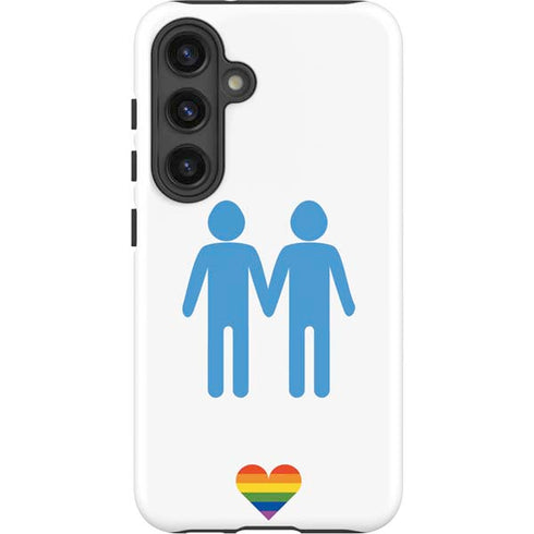 Blue Pride Galaxy S25 Impact Case