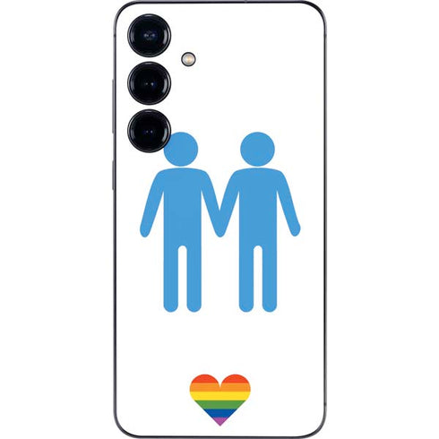 Blue Pride Galaxy S25 Plus Skin