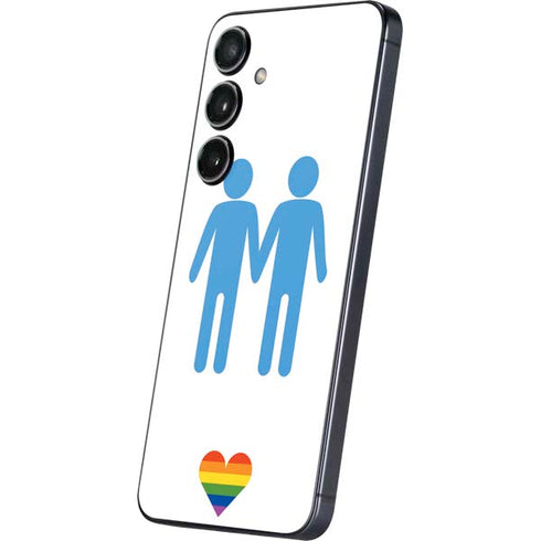 Blue Pride Galaxy S25 Plus Skin
