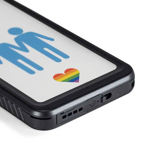 Blue Pride Galaxy S24 Plus Waterproof Case