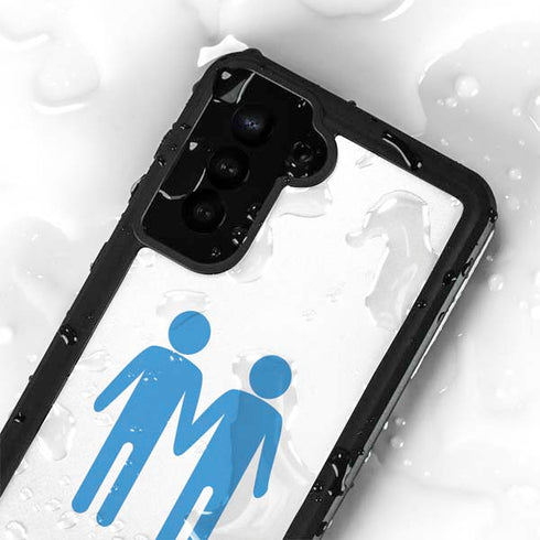 Blue Pride Galaxy S24 Plus Waterproof Case