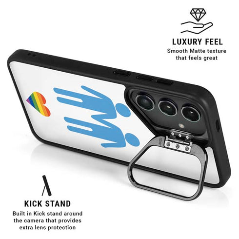 Blue Pride Galaxy S24 Ultra Kickstand Case